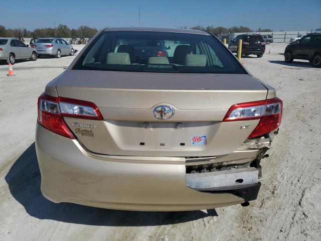 4T1BF1FK0CU052758 - 2012 TOYOTA CAMRY BASE TAN photo 6