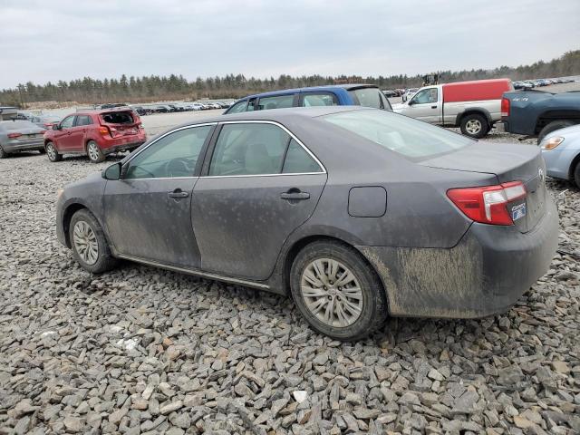 4T1BF1FK7DU213902 - 2013 TOYOTA CAMRY L GRAY photo 2