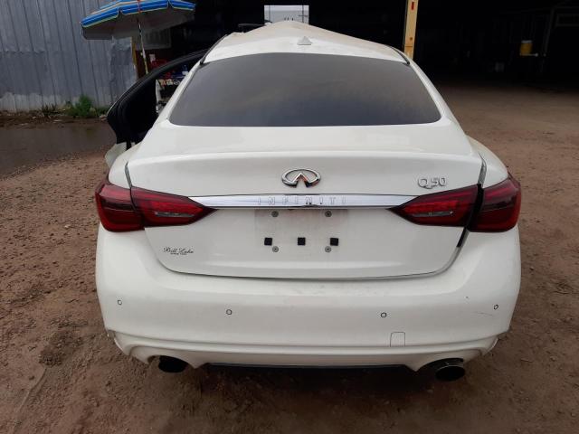 JN1EV7AP4JM356704 - 2018 INFINITI Q50 LUXE WHITE photo 6