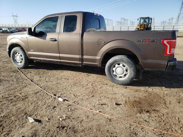 1FTEX1EP5GKF86139 - 2016 FORD F150 SUPER CAB BROWN photo 2