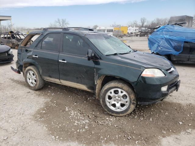 2HNYD18631H540701 - 2001 ACURA MDX TOURING GREEN photo 4