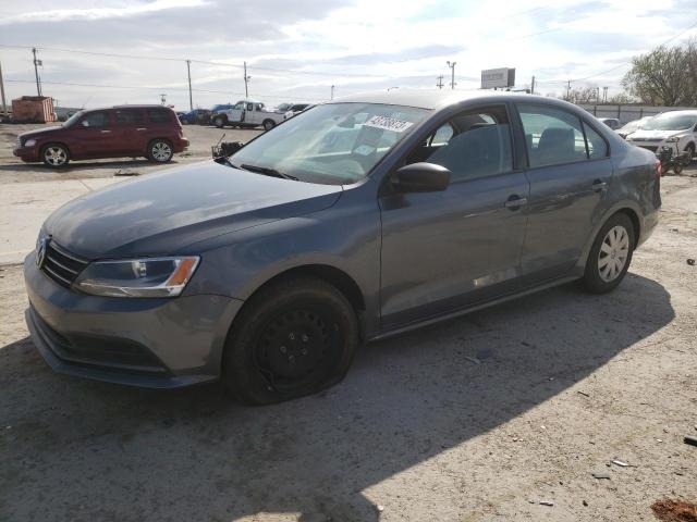 3VW2K7AJ5FM408659 - 2015 VOLKSWAGEN JETTA BASE 灰色 照片 1