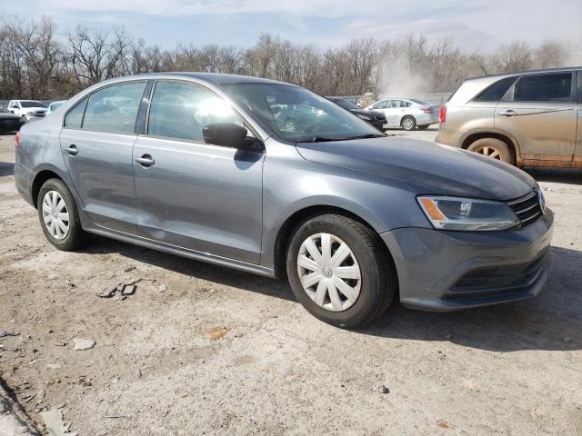 3VW2K7AJ5FM408659 - 2015 VOLKSWAGEN JETTA BASE 灰色 照片 4