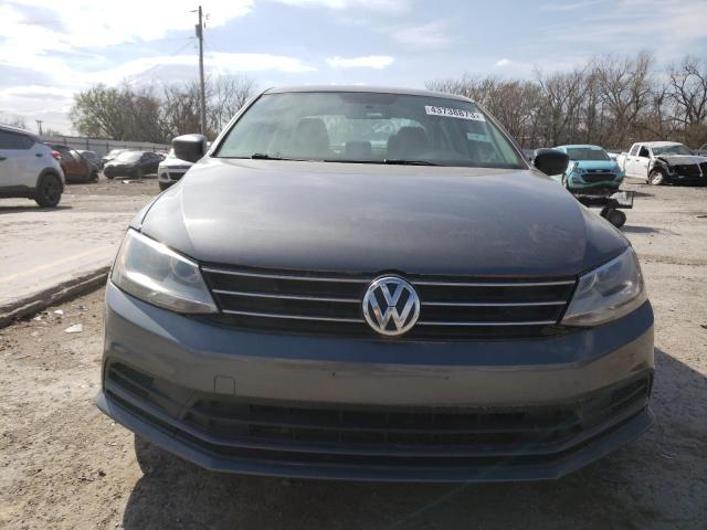 3VW2K7AJ5FM408659 - 2015 VOLKSWAGEN JETTA BASE 灰色 照片 5