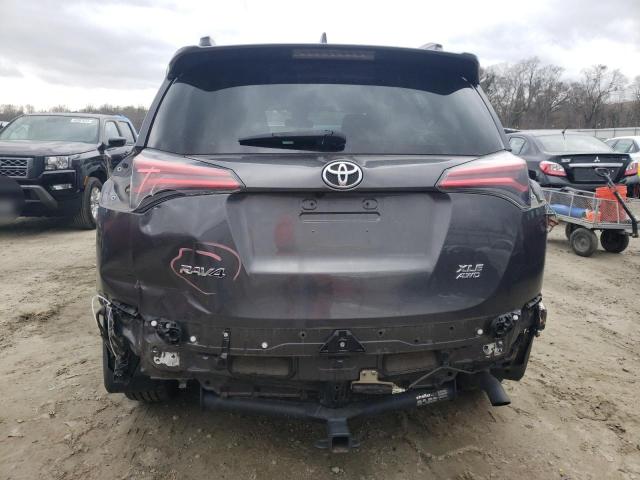 JTMRFREV8HJ140057 - 2017 TOYOTA RAV4 XLE GRAY photo 6