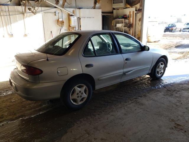 1G1JC524627411897 - 2002 CHEVROLET CAVALIER BASE SILVER photo 3