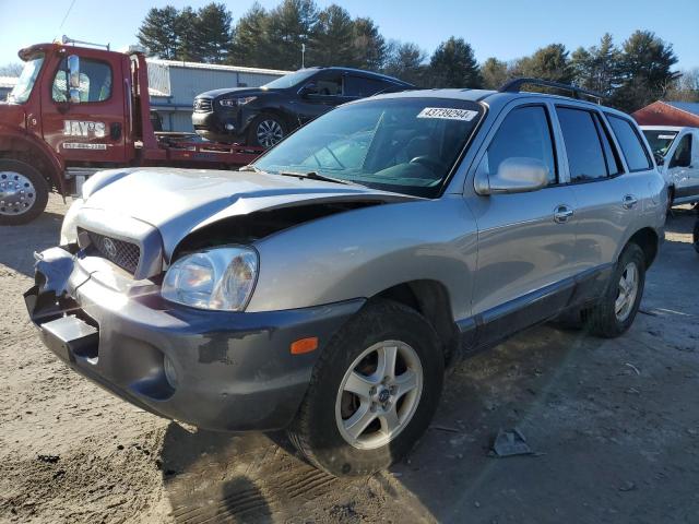 KM8SC13E43U513838 - 2003 HYUNDAI SANTA FE GLS SILVER photo 1