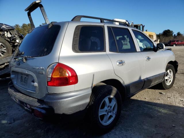 KM8SC13E43U513838 - 2003 HYUNDAI SANTA FE GLS SILVER photo 3