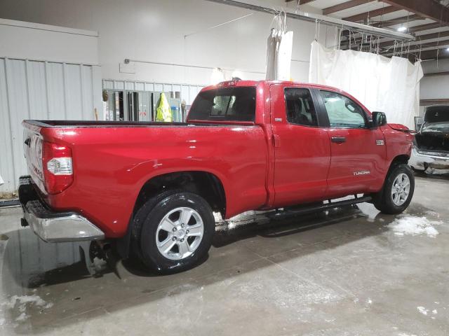 5TFUY5F18MX044073 - 2021 TOYOTA TUNDRA DOUBLE CAB SR/SR5 RED photo 3