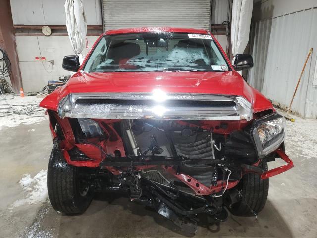 5TFUY5F18MX044073 - 2021 TOYOTA TUNDRA DOUBLE CAB SR/SR5 RED photo 5