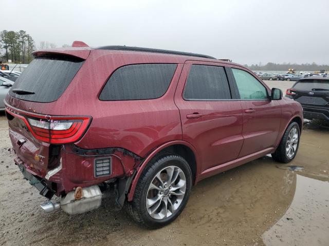 1C4RDJDG2KC807193 - 2019 DODGE DURANGO GT RED photo 3