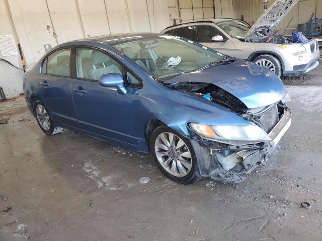 19XFA1F86AE045382 - 2010 HONDA CIVIC EX BLUE photo 4