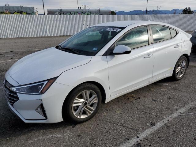 5NPD84LF6KH465020 - 2019 HYUNDAI ELANTRA SEL WHITE photo 1