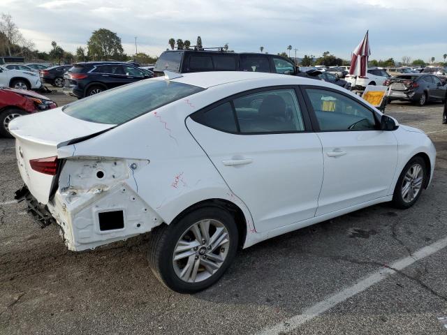 5NPD84LF6KH465020 - 2019 HYUNDAI ELANTRA SEL WHITE photo 3