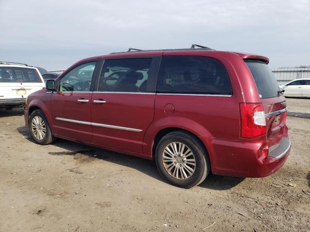 2C4RC1CG9DR607197 - 2013 CHRYSLER TOWN & COU TOURING L RED photo 2