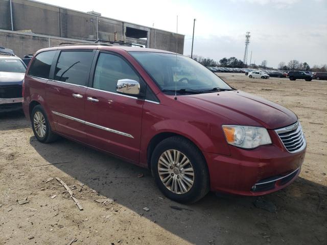 2C4RC1CG9DR607197 - 2013 CHRYSLER TOWN & COU TOURING L RED photo 4
