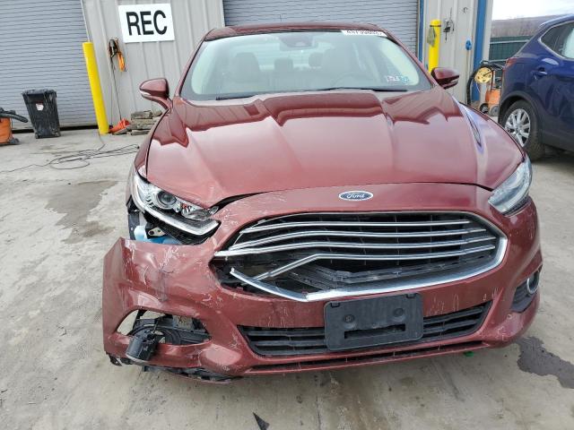 3FA6P0LU3ER365855 - 2014 FORD FUSION SE HYBRID ORANGE photo 5