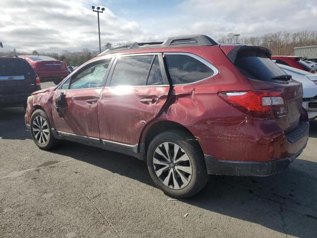 4S4BSANC1F3311029 - 2015 SUBARU OUTBACK 2.5I LIMITED RED photo 2