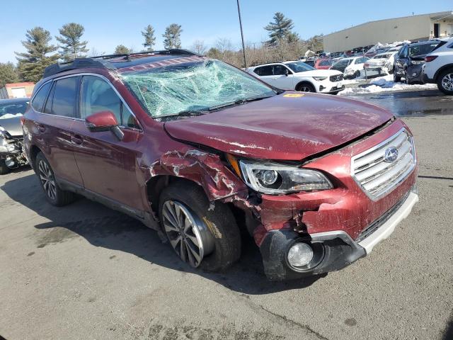 4S4BSANC1F3311029 - 2015 SUBARU OUTBACK 2.5I LIMITED RED photo 4