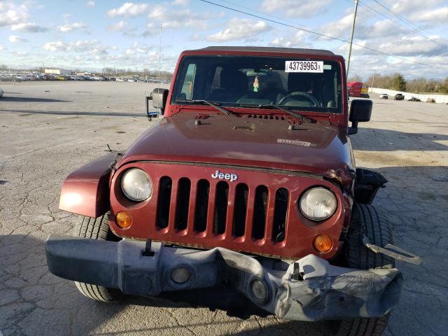 1J4GB59127L176049 - 2007 JEEP WRANGLER SAHARA BURGUNDY photo 5