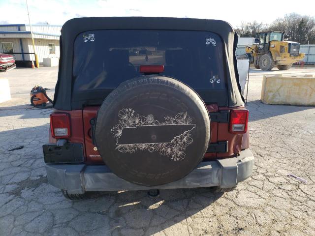 1J4GB59127L176049 - 2007 JEEP WRANGLER SAHARA BURGUNDY photo 6