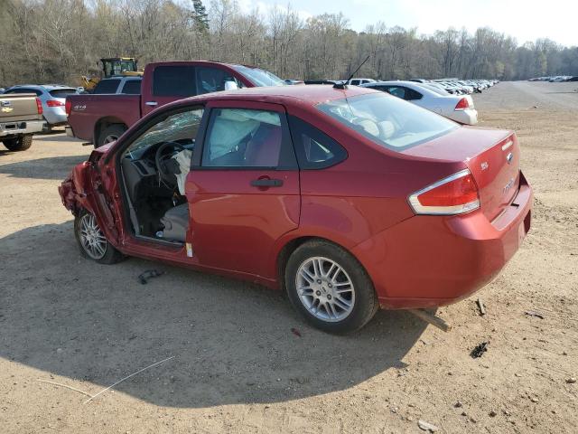 1FAHP3FN2AW255675 - 2010 FORD FOCUS SE RED photo 2