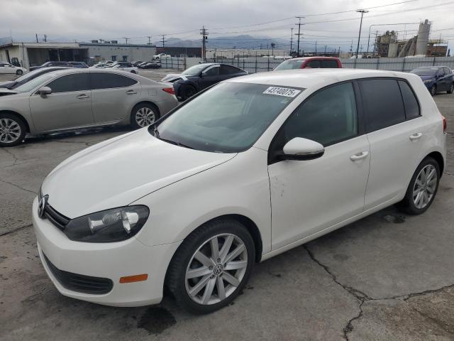 WVWDB7AJ9EW001096 - 2014 VOLKSWAGEN GOLF WHITE photo 1