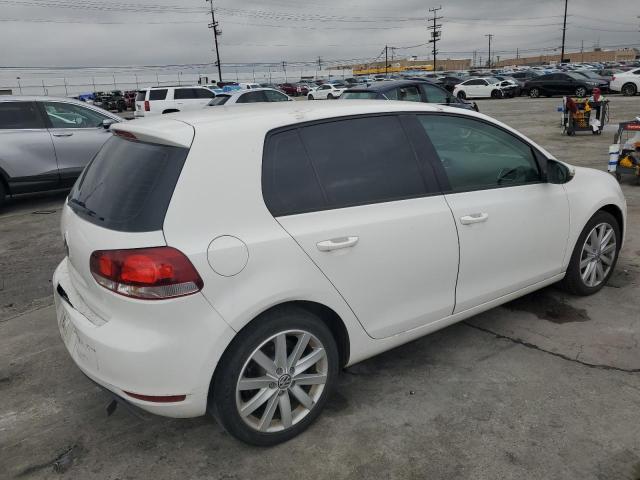WVWDB7AJ9EW001096 - 2014 VOLKSWAGEN GOLF WHITE photo 3