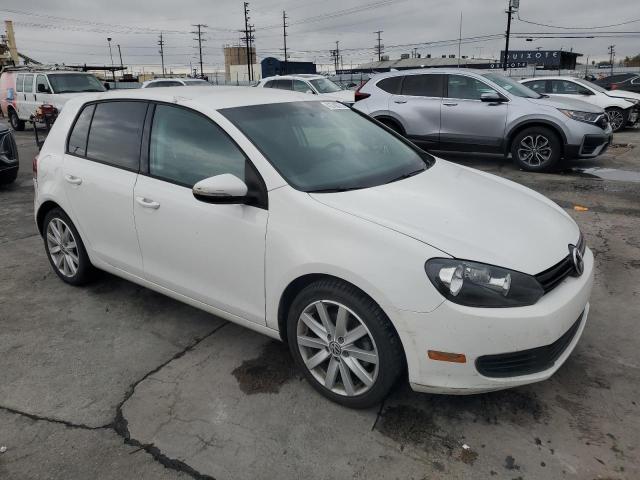 WVWDB7AJ9EW001096 - 2014 VOLKSWAGEN GOLF WHITE photo 4