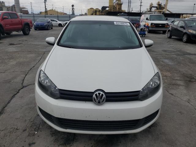 WVWDB7AJ9EW001096 - 2014 VOLKSWAGEN GOLF WHITE photo 5