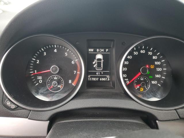 WVWDB7AJ9EW001096 - 2014 VOLKSWAGEN GOLF WHITE photo 9