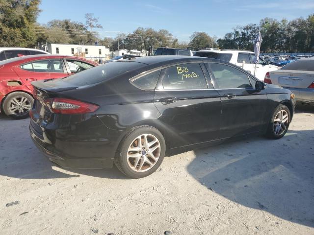 3FA6P0HR2DR338116 - 2013 FORD FUSION SE BLACK photo 3