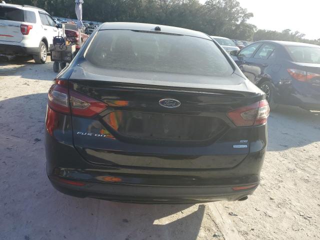 3FA6P0HR2DR338116 - 2013 FORD FUSION SE BLACK photo 6