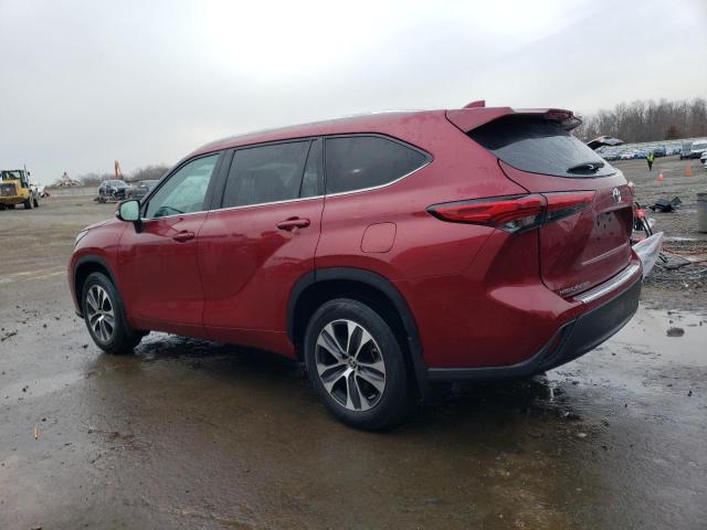 5TDGZRBH7MS058122 - 2021 TOYOTA HIGHLANDER XLE 红色 照片 2