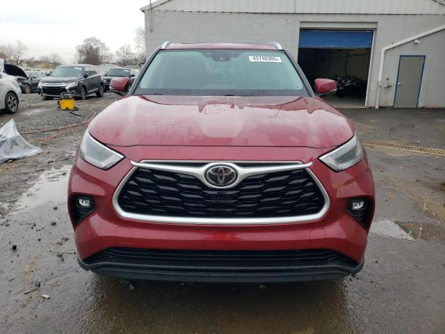 5TDGZRBH7MS058122 - 2021 TOYOTA HIGHLANDER XLE 红色 照片 5