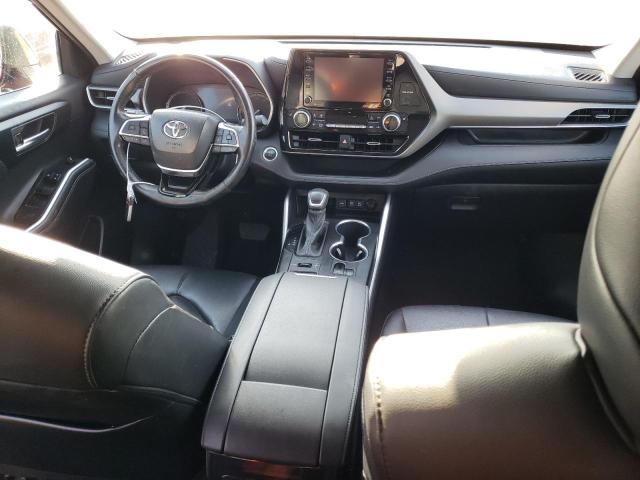 5TDGZRBH7MS058122 - 2021 TOYOTA HIGHLANDER XLE 红色 照片 8