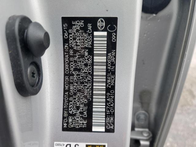 JTDZN3EU5FJ037862 - 2015 TOYOTA PRIUS V SILVER photo 13