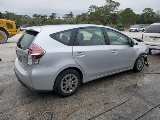 JTDZN3EU5FJ037862 - 2015 TOYOTA PRIUS V SILVER photo 3