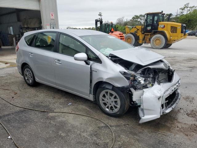 JTDZN3EU5FJ037862 - 2015 TOYOTA PRIUS V SILVER photo 4