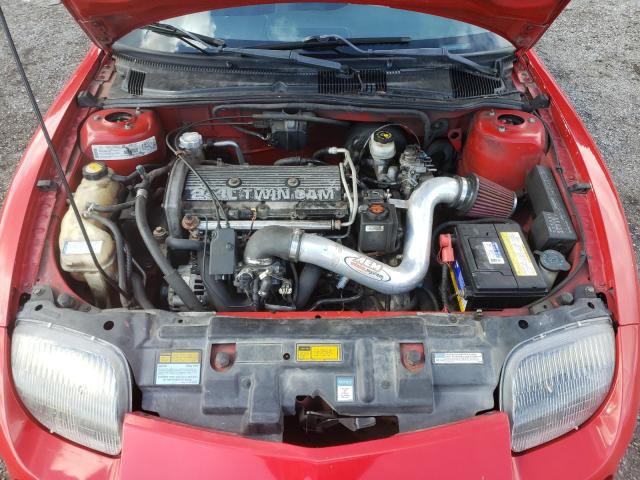 1G2JD12T7X7504637 - 1999 PONTIAC SUNFIRE GT RED photo 7