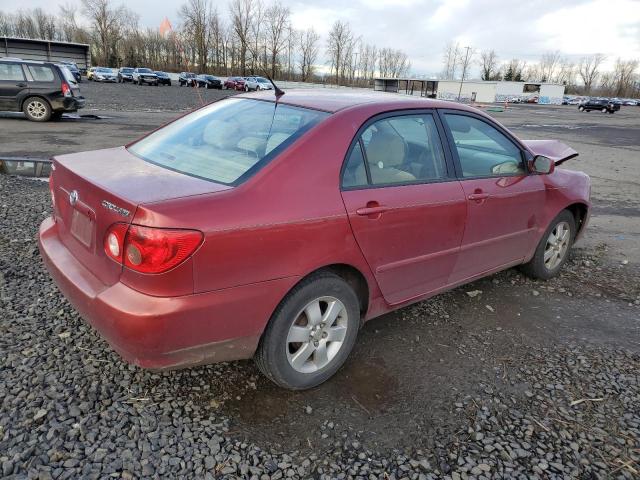 1NXBR32E86Z591409 - 2006 TOYOTA COROLLA CE RED photo 3