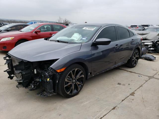 2HGFC2F84MH532851 - 2021 HONDA CIVIC SPORT 灰色 照片 1