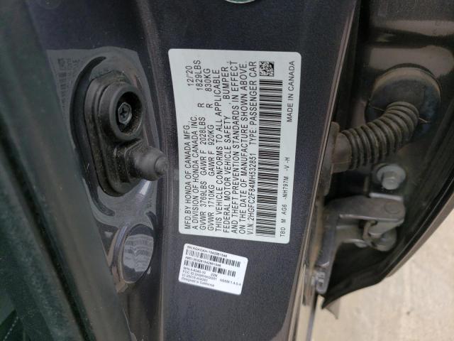 2HGFC2F84MH532851 - 2021 HONDA CIVIC SPORT 灰色 照片 13