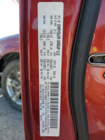 3D4PG1FG7BT524999 - 2011 DODGE JOURNEY MAINSTREET RED photo 14