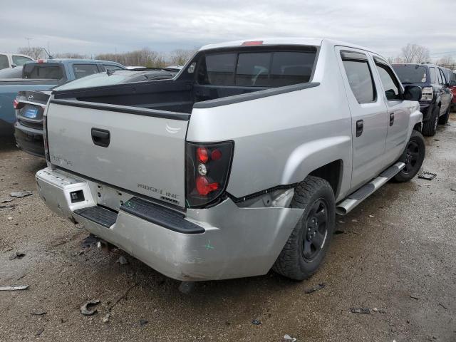 2HJYK16207H548108 - 2007 HONDA RIDGELINE RT SILVER photo 3