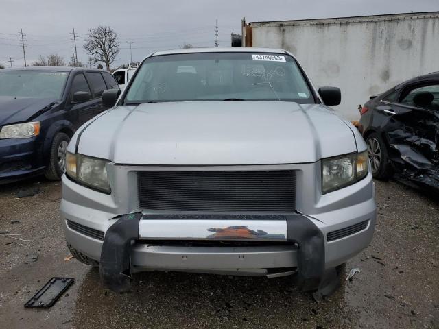 2HJYK16207H548108 - 2007 HONDA RIDGELINE RT SILVER photo 5