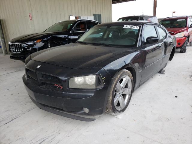 2B3LA53H78H157154 - 2008 DODGE CHARGER R/T BLACK photo 2