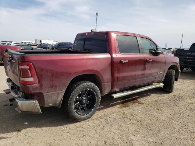 1C6SRFFT4KN538409 - 2019 RAM 1500 BIG HORN/LONE STAR MAROON photo 3