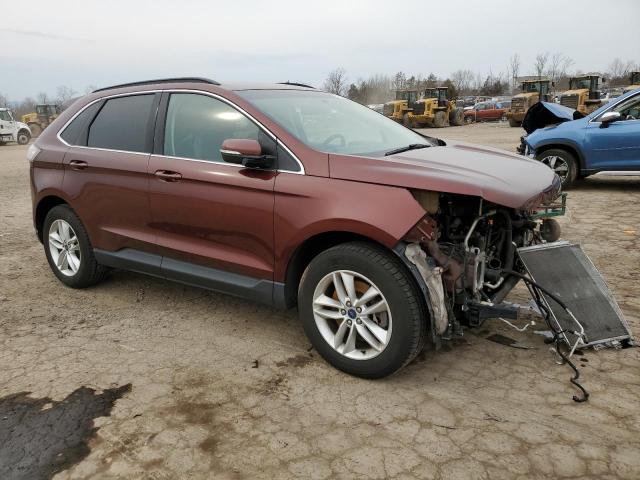 2FMTK4J99FBB71697 - 2015 FORD EDGE SEL MAROON photo 4