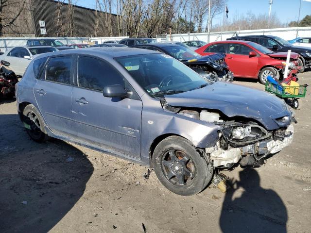 JM1BK343371648560 - 2007 MAZDA 3 HATCHBACK BLUE photo 4